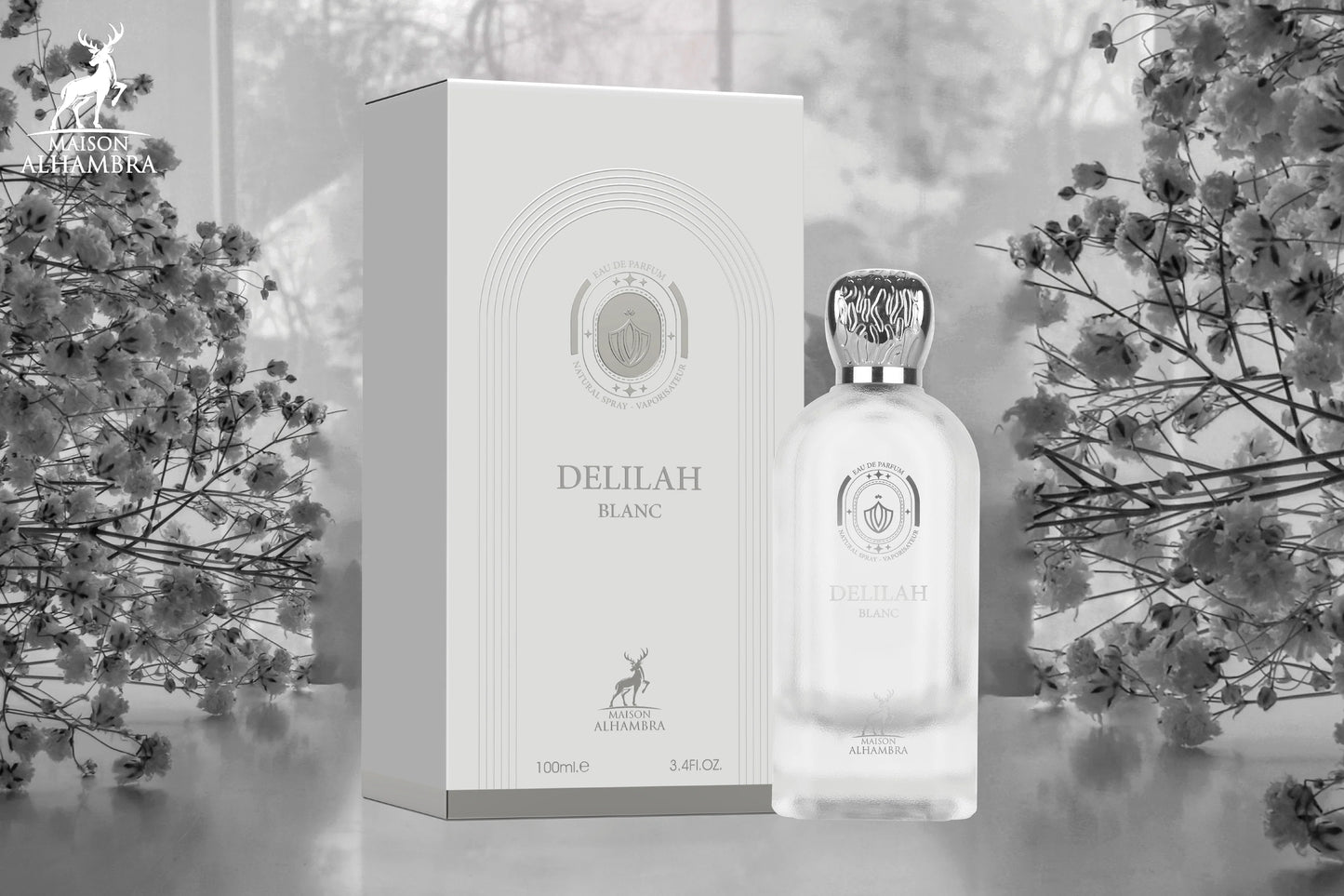 Maison Alhambra Delilah Blanc Eau De Parfum for Women (100ml) – Premium Long-Lasting Floral Fragrance in Nairobi