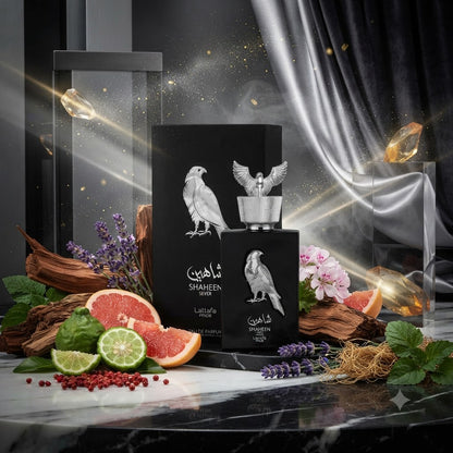Shaheen Silver Lattafa Perfumes for women and men