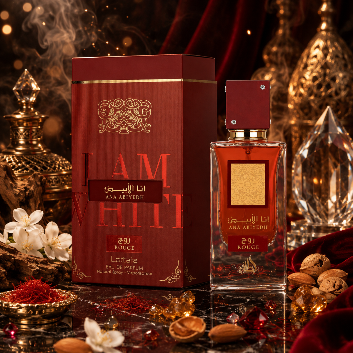 Ana Abiyedh Rouge EDP 60 Ml By Lattafa Perfumes