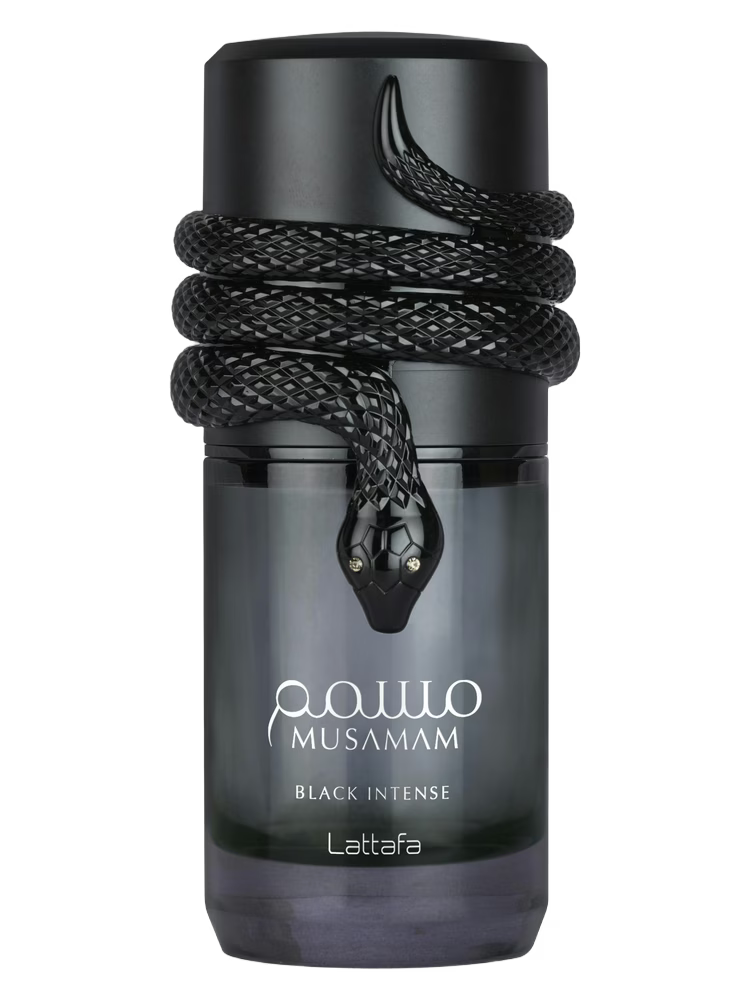 Lattafa Musamam Black Intense Eau De Parfum (100ml) – Bold Woody Aromatic Fragrance for Men