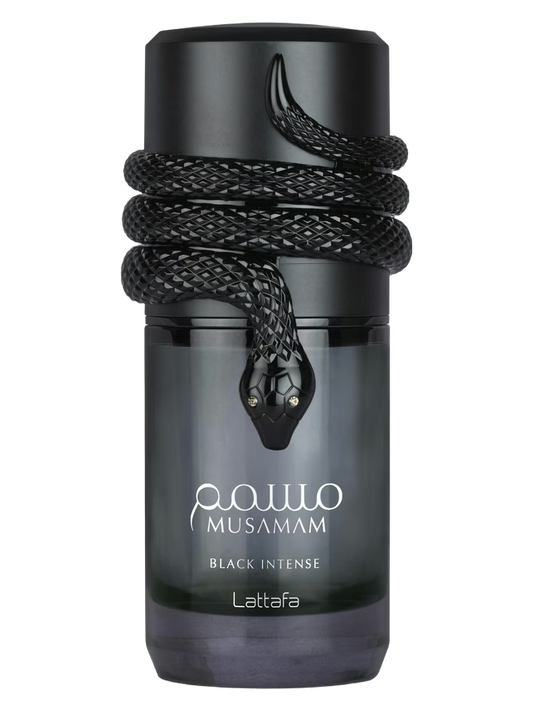 Lattafa Musamam Black Intense Eau De Parfum (100ml) – Bold Woody Aromatic Fragrance for Men