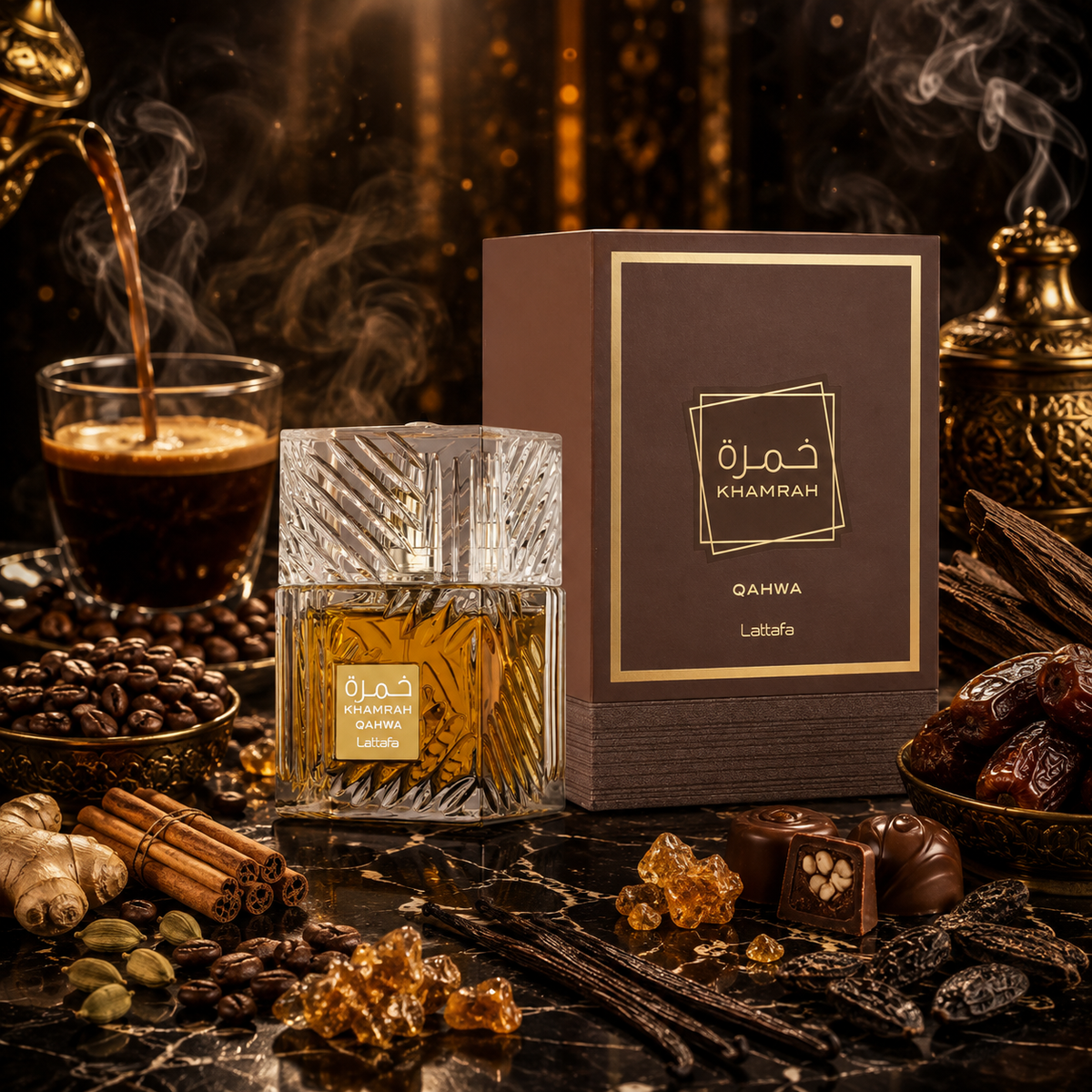 Lattafa Khamrah Qahwa Perfume - Authentic Unisex Fragrance | The Signature Perfumes Nairobi