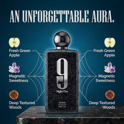 Afnan 9PM Night Out Eau de Parfum | 100ml for Men