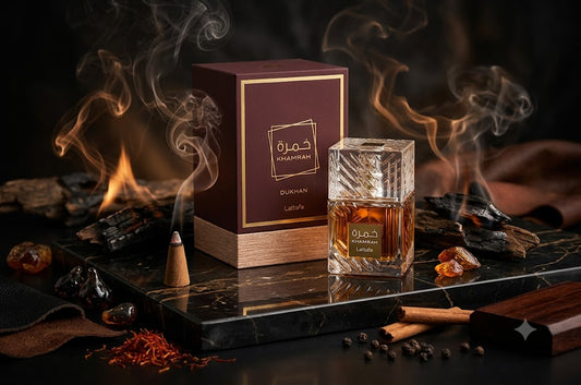 Khamrah Dukhan Lattafa Perfumes for men